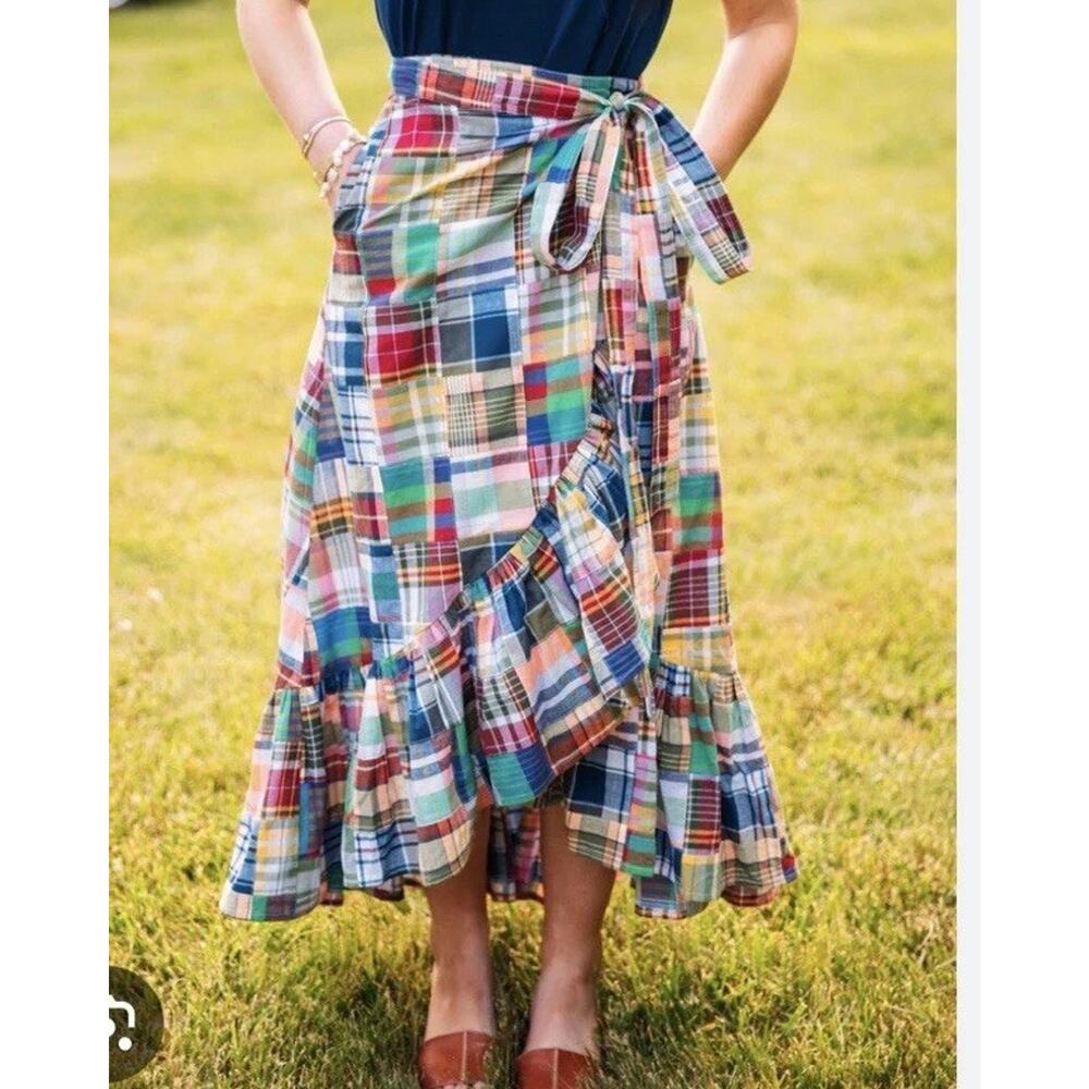 Sundance Trellis Skirt Sz XS Maxi Pull On Boho Western Patchwork Tiered RARE - Picture 9 of 9